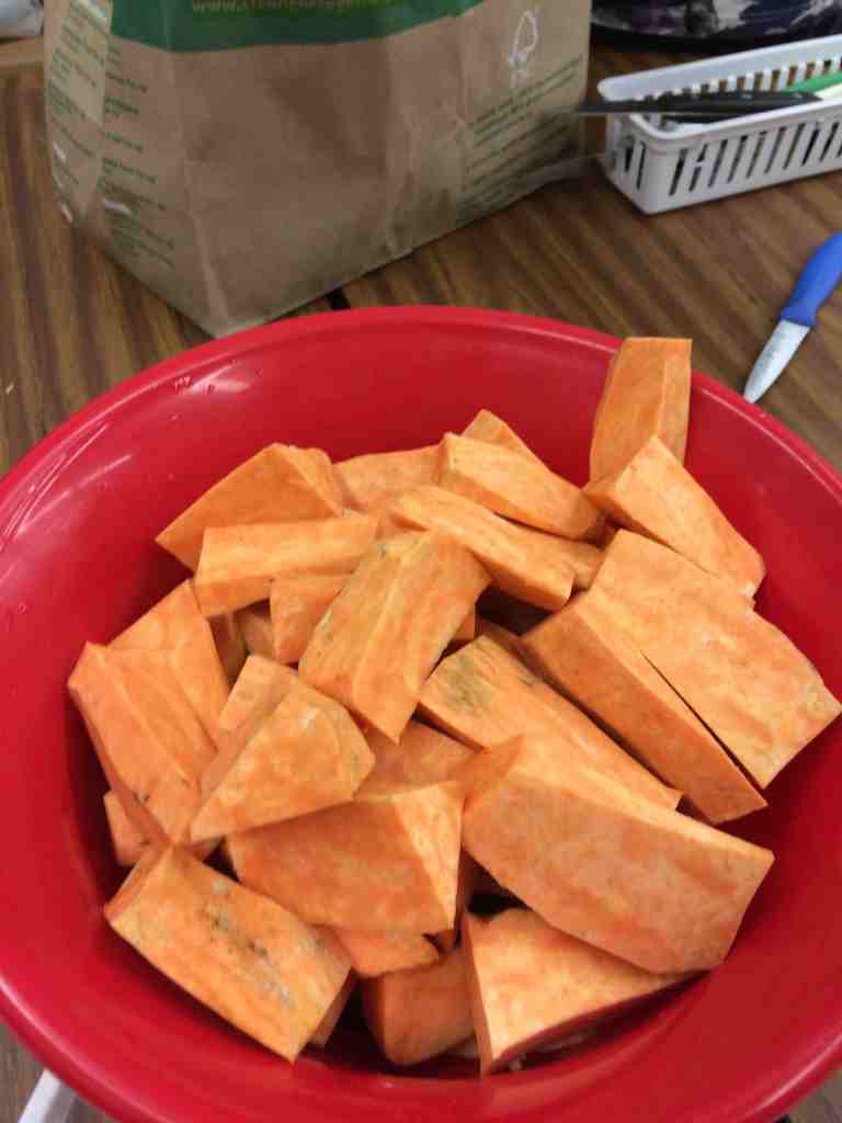 Our own sweet potatoes